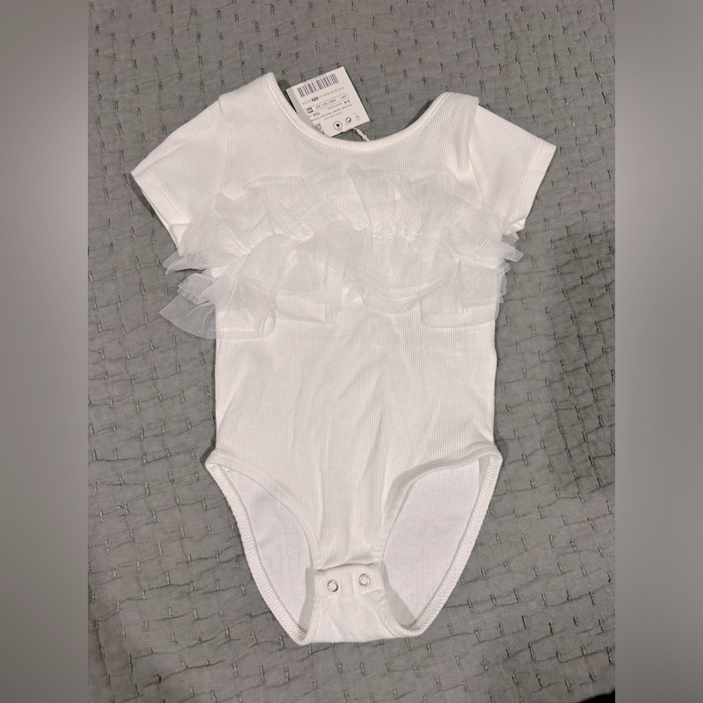 White Zara onesie